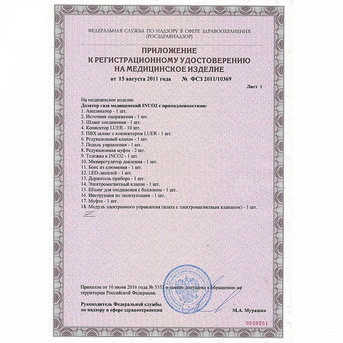 Сертификат сети салонов красоты Мишель Экзертье