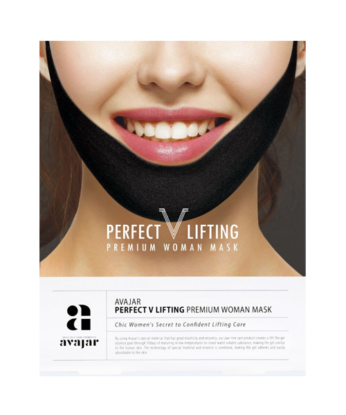 Avajar : perfect V lifting premium woman black mask  : <p>"Умная" женская лифтинговая маска (черная)</p>
