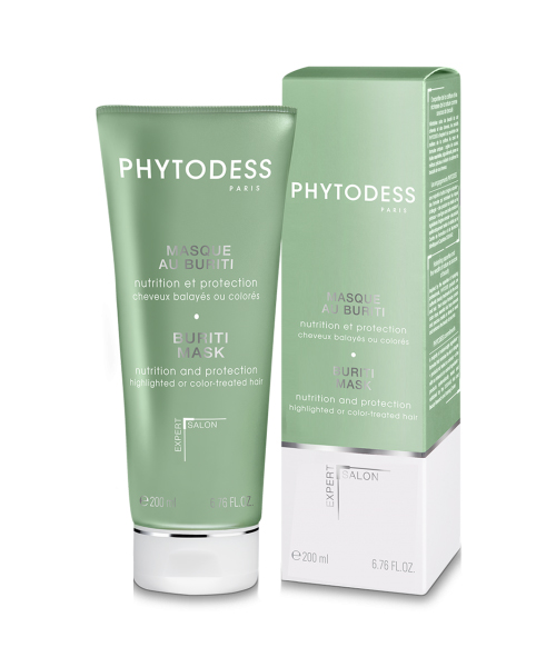 Phytodess (Франция) распродажа остатков  : МАСКА С БУРИТИ MASQUE AU BURITI : <p>Питание и защита для окрашенных и мелированных волос</p>
