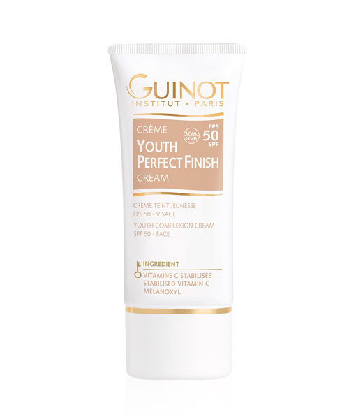 Guinot (Франция) : Youth perfect finish spf 50 : <p>Тональный, защитный и омолаживающий крем для лица спф 50</p>

