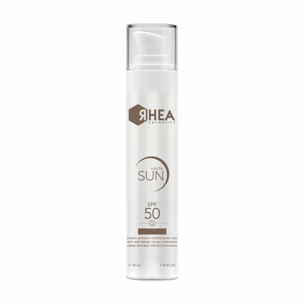 Rhea cosmetics (Италия)  : YOUTH SUN SPF 50 : <p>Противовозрастной Солнцезащитный крем для лица СПФ 50</p>
