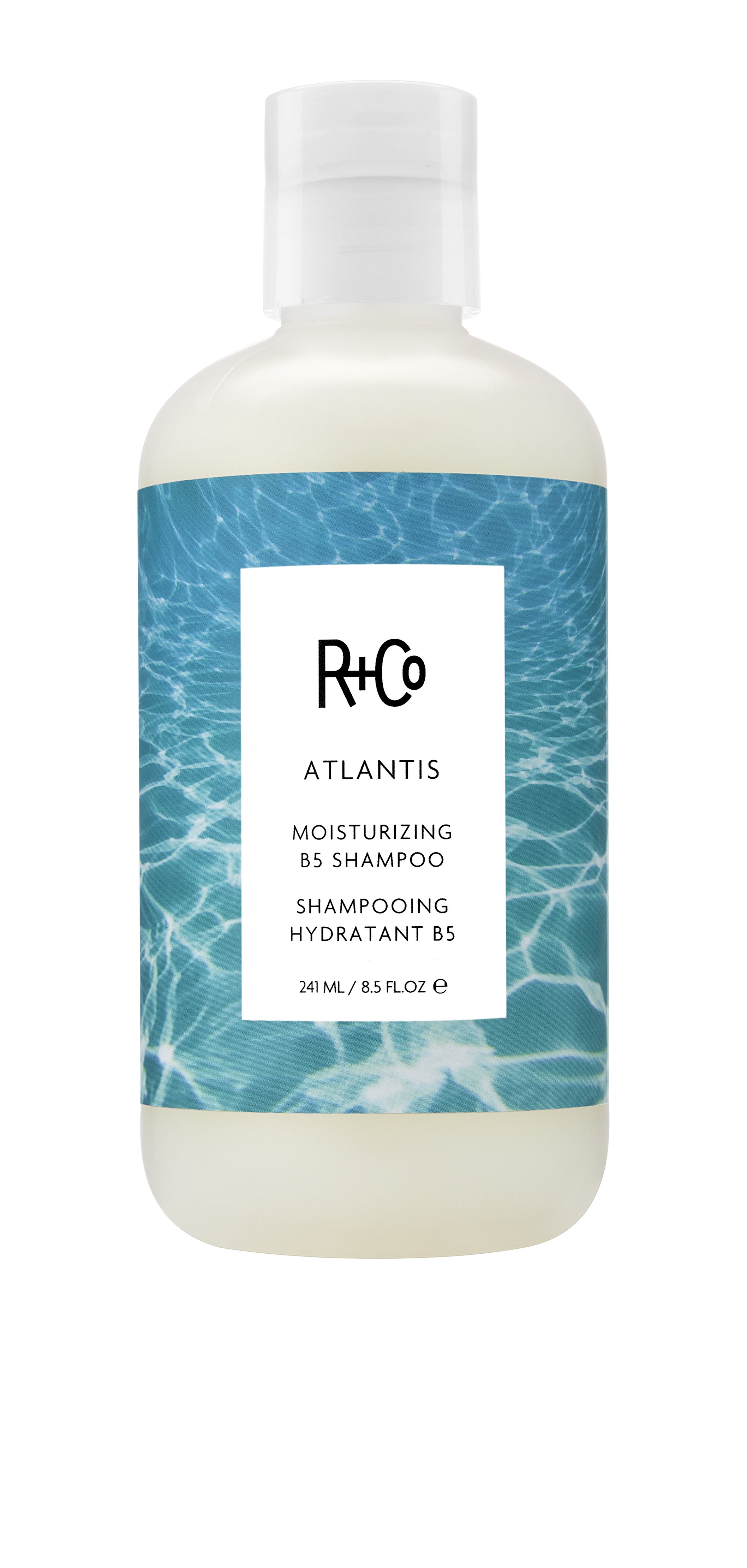 R+Co : ATLANTIS MOISTURIZING B5 SHAMPOO : <p>АТЛАНТИДА ШАМПУНЬ ДЛЯ УВЛАЖНЕНИЯ С ВИТАМИНОМ В5</p>

<p>Интенсивно увлажняющий шампунь с витамином В5. Кондиционирует сухие волосы, улучшает качество волос, придает волосам эластичность и блеск, делает волосы более послушными без утяжеления. Подходит для любого типа волос, нуждающихся в увлажнении и блеске.</p>
