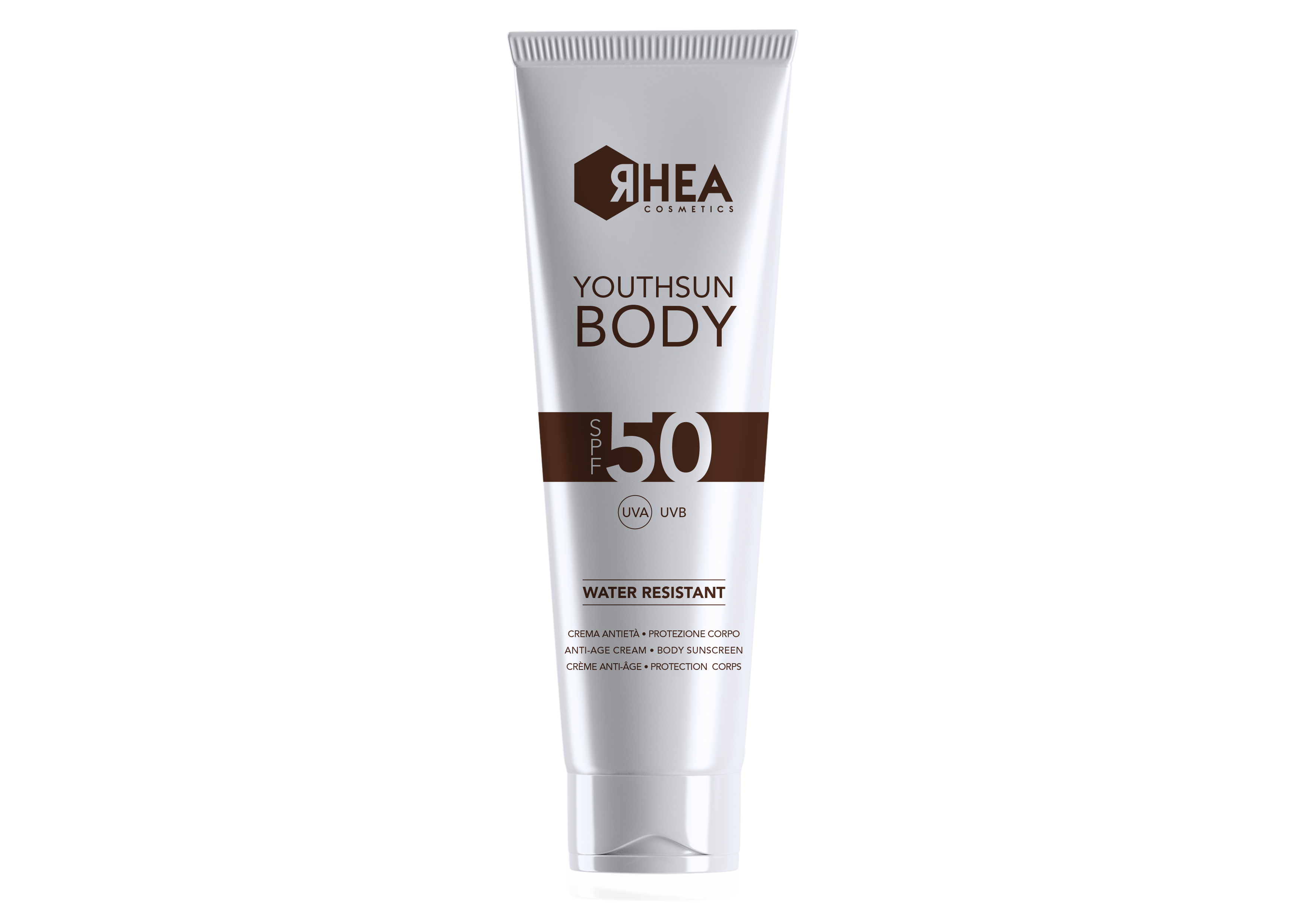 Rhea cosmetics (Италия)  : Youthsun Body spf 50 : <p>Антивозрастной солнцезащитный лифтинг крем для тела СПФ 50 </p>
